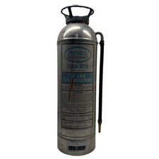 Vintage Soda-Acid Fire Extinguisher Recharge Kit — Sulphuric Acid Bottle & Original Box