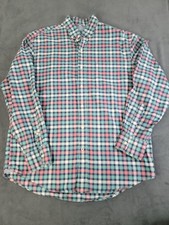 IZOD Saltwater Relaxed Classics Men's Green Plaid Long-Sleeve Button-Down Shirt, Size XXL — listing 3