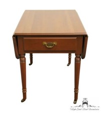 Statton Trutype Americana Three-Tier End Table with Drawer, Solid Cherry — listing 3