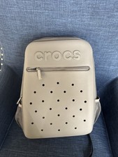 Crocs Molded Croslite Backpack with Jibbitz Holes, Gray — listing 6