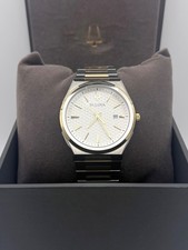 Bulova Two-Tone Diver-Style Watch with Blue Dial and Rotating Bezel — listing 6