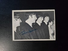 1964 Topps Beatles Black & White 3rd Series Card No. 148 (John Lennon Facsimile Autograph)