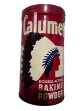 Calumet Baking Powder Advertising Wall Regulator Clock, Reverse-Painted Glass, listing 5