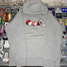 Supreme Cat in the Hat Hooded Sweatshirt Heather Grey FW18 — listing 4