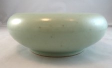 Chinese Celadon Glazed Porcelain Brush Pot with Relief Carved Dragon Decoration — listing 3