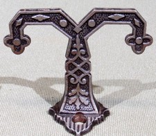 Antique Victorian Eastlake Cast Iron Ceiling Hook for Hanging Lamp or Plant — listing 6