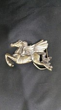 Vintage Great American Buckle Co. Square Dance Belt Buckle, Serial #H1262 — listing 4