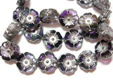 Vintage Czech Glass Flower Frog with Domed Holes — listing 4