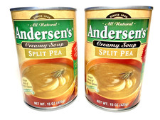 Andersen's Pea Soup Restaurant Blue & White Stoneware Cheese Crock with Wire Bail Lid — listing 3