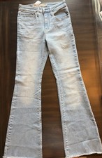 Vintage Y2K Levi's Light Wash Low-Rise Flare Jeans