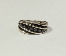 Men's 10K Gold Diamond Sunburst Signet-Style Ring — listing 4