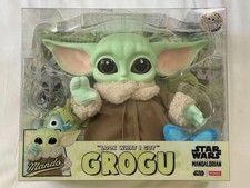 Miniso Star Wars The Mandalorian "Look What I Got" Grogu Vinyl Face Plush with Accessories — listing 5