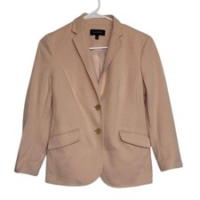 Talbots Women's Blush Pink Single-Button Peak-Lapel Blazer, Size 16, NWT — listing 2