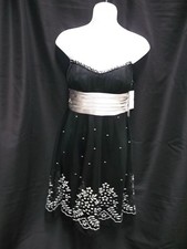Teeze Me Pink Ombré Glitter Tulle Ruffled V-Neck Prom Gown, Size 1/2 — listing 4