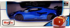 1:18 Scale Diecast 1953-1955 Chevrolet Corvette Hardtop Model Car (Metallic Blue-Green) — listing 4