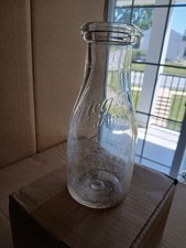 Vintage Pennsylvania Dairy Pyro-Glaze Quart Milk Bottles, Lot of 3 (Barlow Dairy, S.C. Price, Muhlenberg Dairy) — listing 4