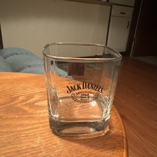 Jack Daniel's Whiskey Clear Square Lowball Glass — listing 2