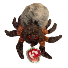 Furry Plush Spider Toy with Glitter Blue Eyes — listing 6