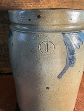 Cobalt Blue Glazed Stoneware Creamer / Small Pitcher — listing 3