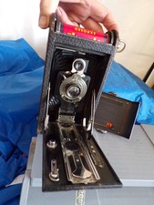 Kodak No. 3A Autographic Folding Pocket Camera with Leather Case — listing 6