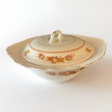 Swinnertons Staffordshire 'Luxor Vellum' Floral Demitasse Cups & Saucers Set