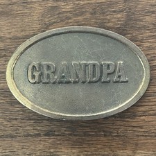 Vintage "Retired - No Phone, No Address, No Clock, No Money" Enamel Belt Buckle, Made in USA, #2359 — listing 2