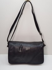 Tula Black Leather Small Crossbody Travel Organiser Bag — listing 2
