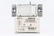 Pass & Seymour De-Hummer Decorator Slide Fan & Light Control, Light Almond, LSDC16PLAV, listing 6