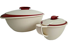 Vintage Tupperware Small Gravy / Sauce Boat Pitcher with Sheer Seal Lid — listing 5