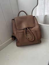 Tory Burch Britten Pebbled Leather Chain Crossbody Bag in Black