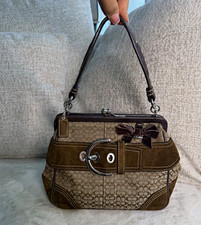 Coach Soho Small Tan Leather Buckle Flap Shoulder Bag — listing 6