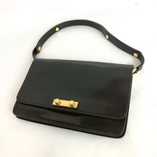 Marni Brown Leather Flap Shoulder Bag with Buckle Closure — listing 6
