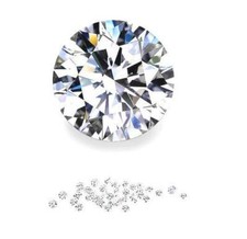 melee diamonds 1mm Two Loose Melee Diamonds Approx 1mm Round Brilliant Cut — listing 3