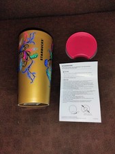 Starbucks 24oz Pink Deer & Floral Double-Wall Acrylic Cold Cup Tumbler — listing 2