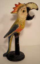 Vintage Figural Bird Bottle Opener, Silver-Tone Cast Metal Sparrow with Tail Opener — listing 4