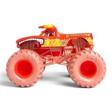 Die-Cast Monster Truck SUV with Yellow Body and Purple Animal-Print Graphics — listing 5