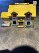 Fisher-Price Little People Lot - Two Houses with Figures and Furniture