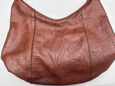 American Leather Co. Black Pebbled Leather Hobo Shoulder Bag with Studded Strap — listing 6