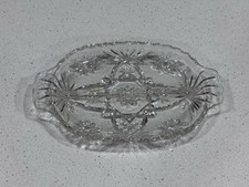 Anchor Hocking Early American Prescut Star of David Divided Relish Dish