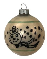 Christopher Radko Shiny Brite Snowman Light Set - 10 Figural Snowman Lamps — listing 5