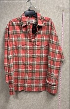 Levi's Yellow & White Checkered Snap-Front Western Shirt, Size XL