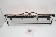 Longaberger Wrought Iron Corner Shelf Stand with Woodcrafts Corner Basket — listing 5