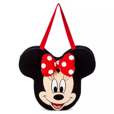 Disney Parks Minnie Mouse Big Face Graphic T-Shirt with Glitter Bow — listing 4