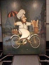 "Never Trust a Skinny Cook" Framed Kitchen Art Print by Dan DiPaolo — listing 4