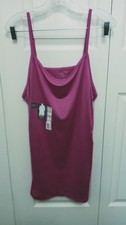 Terra & Sky Black Spaghetti Strap Cami Tank Top, Plus Size 0X (14W) — listing 2