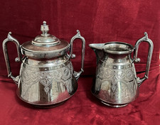 Silver-Plated Hollow Ware Base with Impressed Manufacturer's Mark and Pattern Number 2840 — listing 4