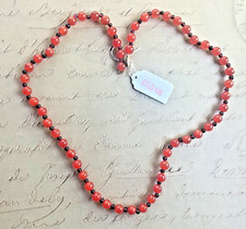 Vintage 5-Strand Graduated Cream Bead Statement Necklace with Hong Kong Bar Clasp — listing 4