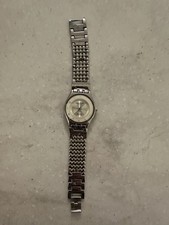 Swatch Ladies' Watch with Pink Dial, Multicolor Numerals and Multi-Strand Bead Wire Cable Bracelet — listing 4