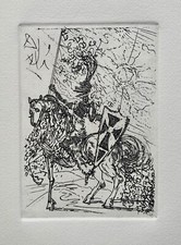 Salvador Dalí "El Cid" Etching - Knight on Horseback — listing 3