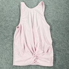 Pink Cotton Fleece-Lined Pullover Hoodie with Twist-Back Detail — listing 3